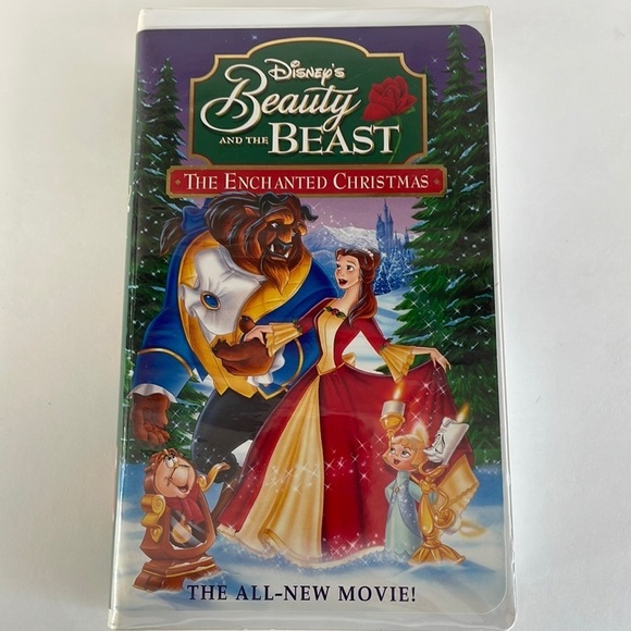 Disney’s Beauty and the Beast The Enchanted Christmas VHS - Picture 8 of 8